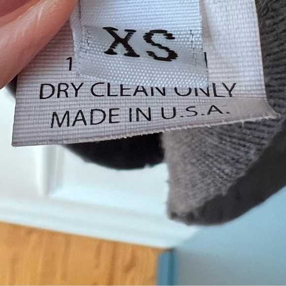 Susanne Karlsson Women’s Grey Distressed Sweater Short Sleeve Tee Size XS - Picture 7 of 8